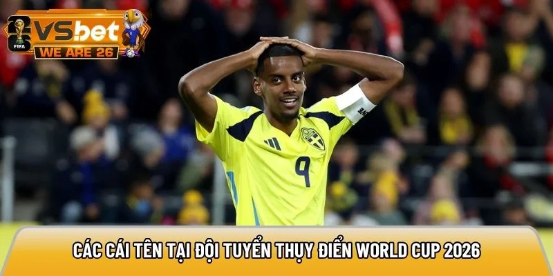 Các cái tên tại đội tuyển Thụy Điển World Cup 2026